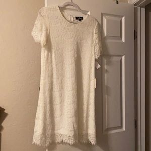 Lulu ivory mini dress